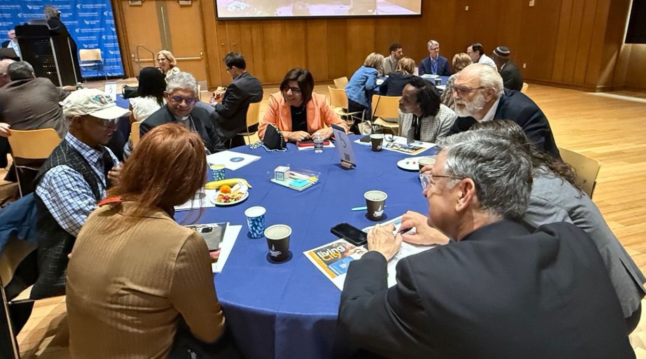 Margaret at the round tables