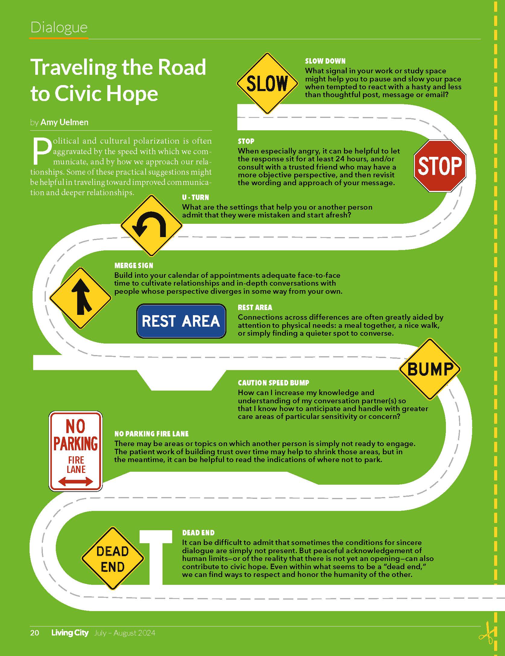 Traveling the road of civic hope