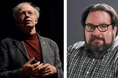 Peter Singer and Charlie Camosy