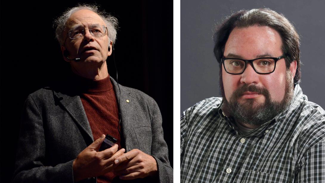 Peter Singer and Charlie Camosy