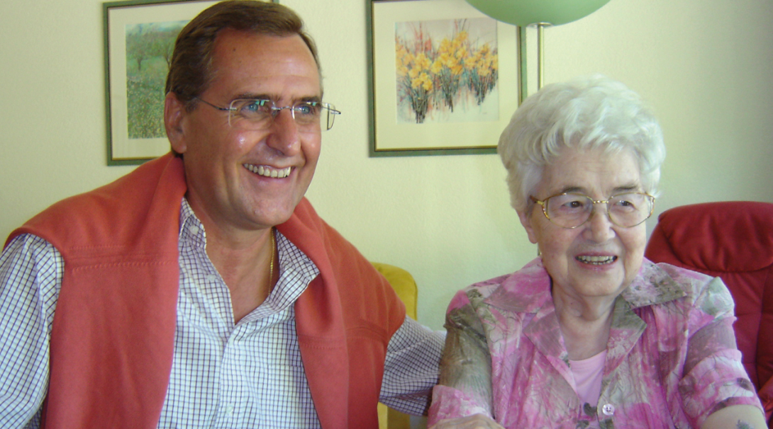 Hans Hurt and Chiara Lubich