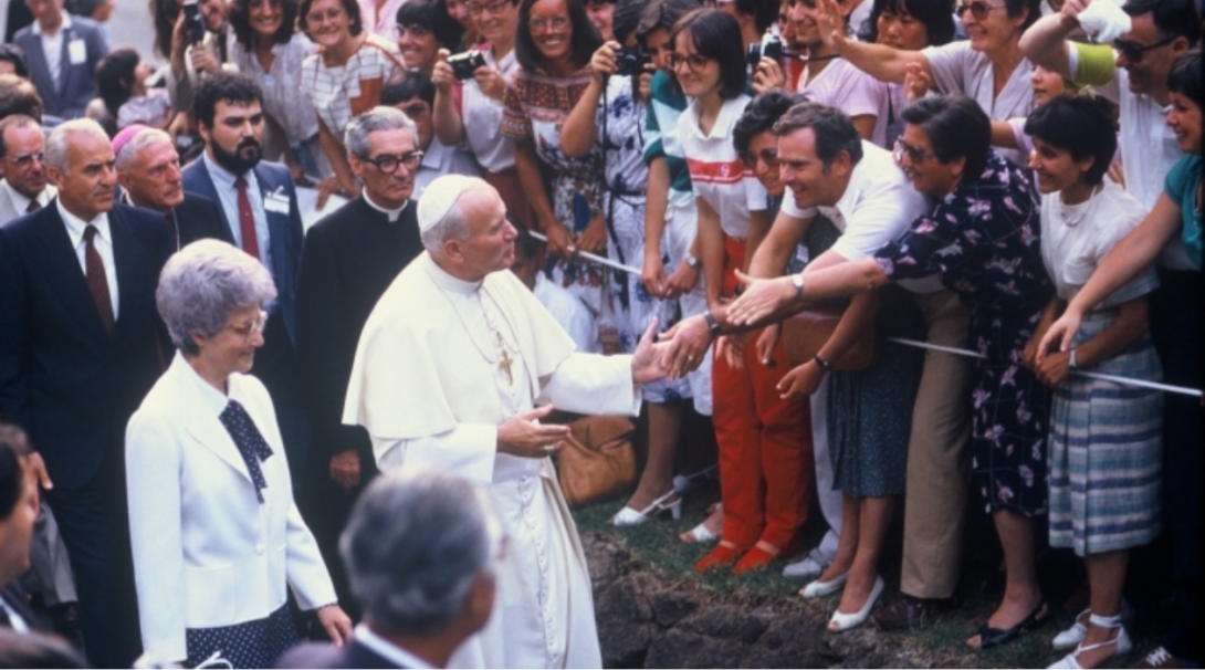 Chiara Lubich and John Paul II