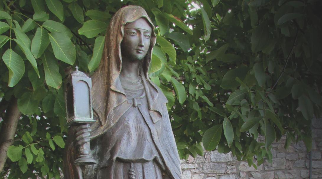 St Clare with a Lantern