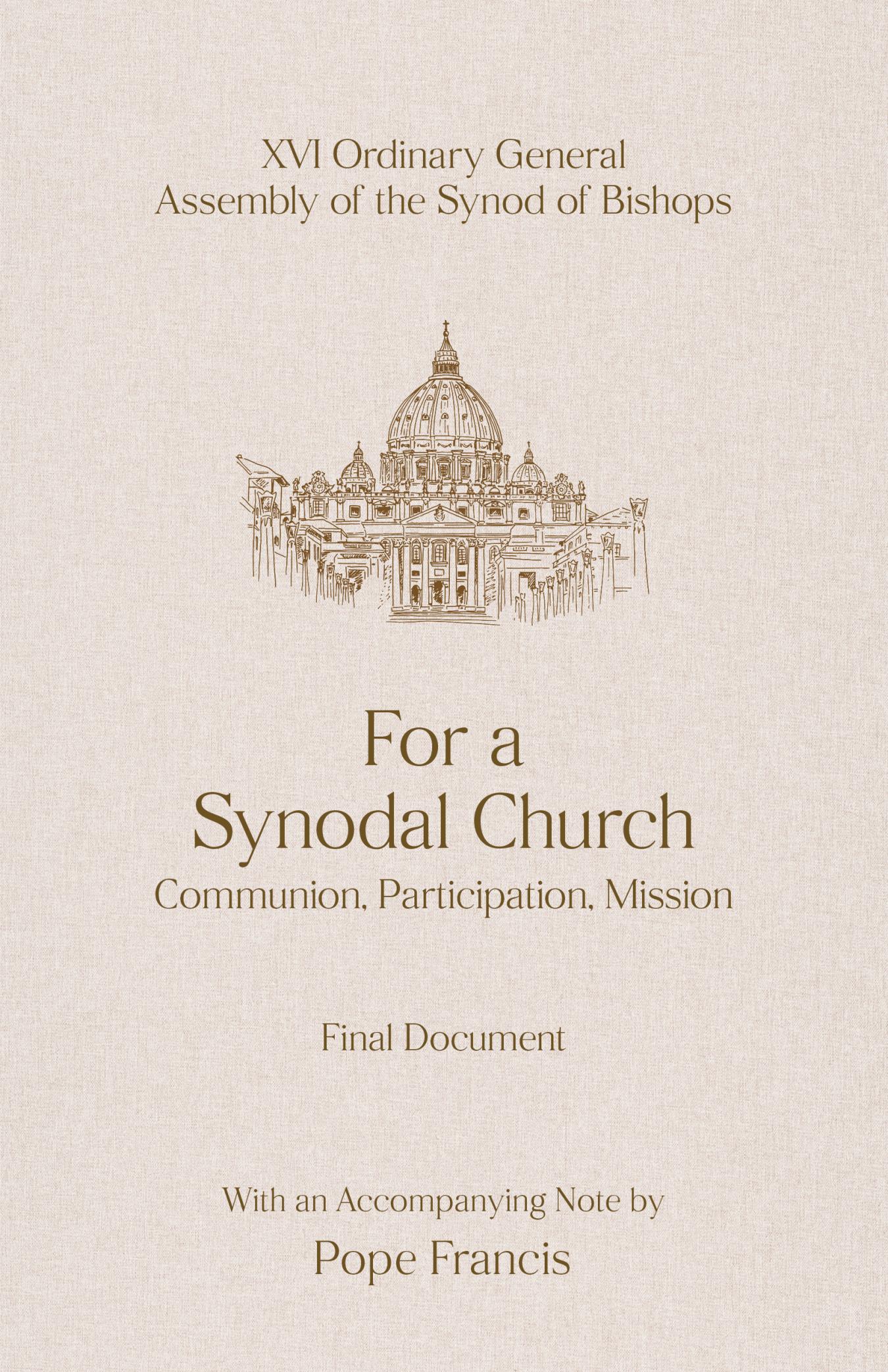 For a Synodal Church - Front Cover
